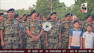 बाड़मेर में BSF के 60वें स्थापना दिवस पर BSF की 60 राइडर्स रैली पहुंची बाड़मेर, हुआ भव्य स्वागत ||