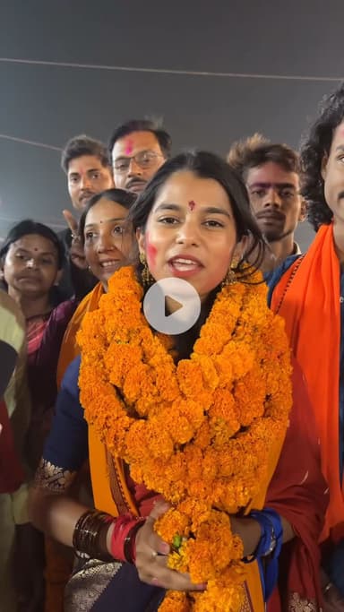 बिहार चुनाव 2025 मैथिली ठाकुर की जबरदस्त जीत दिया जनता को बधाई अब करेंगे काम कहा।#bihar #follow #Like #viral