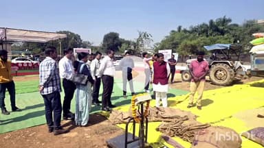 जगदलपुर: वन एवं सहकारिता मंत्री केदार कश्यप ने पल्ली धान खरीदी केंद्र का किया निरीक्षण, धान खरीदी सत्र का शुभारंभ