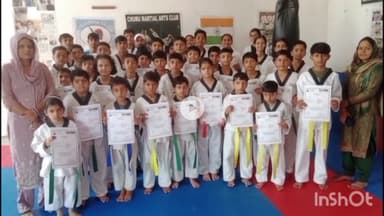 चूरू: चूरू में मार्शल आर्ट बेल्ट परीक्षा में 42 खिलाड़ियों ने लिया भाग, 15 खिलाड़ियों ने उत्तीर्ण किया