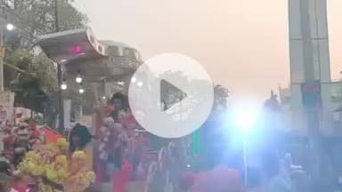 पट्टी: पट्टी कस्बे में धूमधाम से निकली राम बारात, जय श्री राम के नारों से गूंज रहा पूरा इलाका