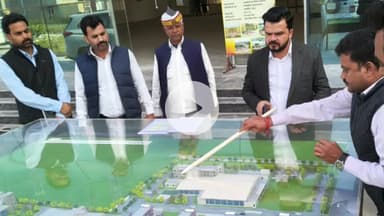 रामपुर: रविवार को निर्माणाधीन सांस्कृतिक सद्भावना केंद्र का निरीक्षण ज़िला अधिकारी अजय कुमार द्विवेदी ने किया