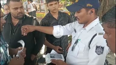 बिचौली हप्सी: इंदौर जिले में बिना हेलमेट, मॉडिफाइड साइलेंसर और ब्लैक फिल्म के खिलाफ कार्रवाई