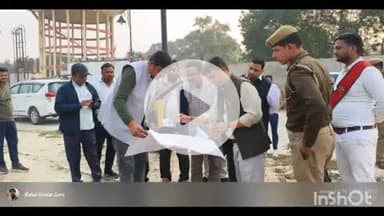 जिलाधिकारी ने आरओबी का किया औचक निरीक्षण