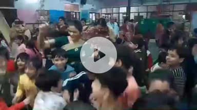 मथुरा: बच्चों के विकास के लिए दो दिवसीय शीत शिविर में छोटे बच्चों ने खूब मस्ती करते हुए सीखा हुनर