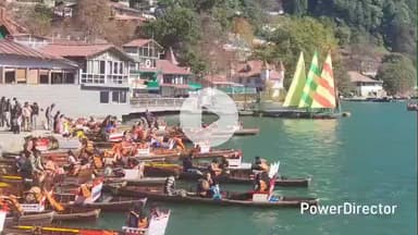 नैनीताल: नैनीताल में सैलानियों की बड़ी संख्या से शहर की रौनक में निखार आया, दिल्ली एनसीआर में छाए प्रदूषण है मुख्य वजह