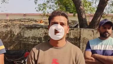 बिधूना: कस्बा के सब्जी मंडी में सीसीटीवी कैमरा लगाते समय गिरकर युवक की हुई मौत, घटना की जानकारी देता साथी युवक