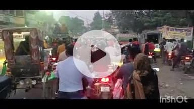 आरा: गांगी पर लगा महा जाम, गाड़ियों की लंबी कतार में घंटों फंसे रहे लोग, पुलिस नहीं पहुंची