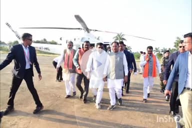 कोंडागांव: मुख्यमंत्री विष्णु देव साय का कोंडागांव आगमन पर हुआ आत्मीय स्वागत