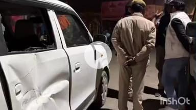 शाहजहांपुर: डंपर की टक्कर से कार क्षतिग्रस्त, बड़ा हादसा टल गया