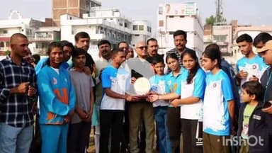 सिहावल: सीधी जिले के छत्रसाल स्टेडियम में खेल महोत्सव का आयोजन किया गया