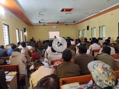 झाबुआ: झाबुआ वनविद्यालय में बाघ और अन्य वन्यजीवों के आंकलन-2026 के लिए प्रशिक्षण आयोजित