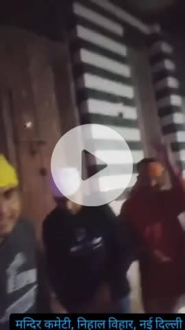 मन्दिर प्रधान, कमेटी ने किया शोभा यात्रा एवं नगर कीर्तन का स्वागत।