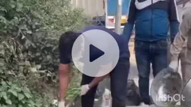 सोनीपत: गन्नौर विधायक देवेंद्र कादयान खुद उतरे मैदान में, करवाई सड़कों व नालों की सफाई