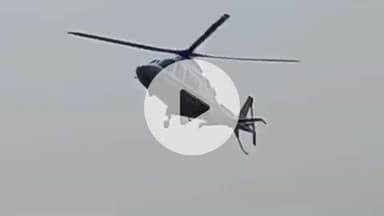 झांसी: डिप्टी सीएम केशव प्रसाद मौर्य का हेलीकॉप्टर पुलिस लाइन में उतरा, मीडिया से बात करते हुए दिया बड़ा बयान