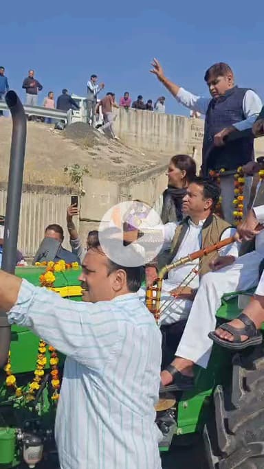 किसान को मुआवजा दिलाने हेतु राहुल कसवां के काफिले की police से झड़प