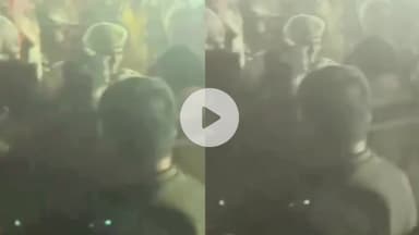 मथुरा: धीरेंद्र कृष्ण शास्त्री की कार के आगे श्रद्धालु की पिटाई का वीडियो हुआ वायरल