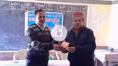 टिहरी: शराब नहीं संस्कार दो अभियान के तहत छात्रों ने ली नशा मुक्ति की शपथ, विपरीत की गई हनुमान चालीसा