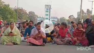 दुर्ग: भिलाई स्टील प्लांट में हादसा: डंपर की चपेट में आने से ठेका श्रमिक की मौत, परिजन धरने पर बैठे