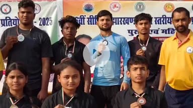 कोडरमा: कोडरमा के खिलाड़ियों ने सीनियर झारखंड राज्य कुश्ती प्रतियोगिता में 8 पदक जीते