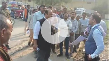 भोगनीपुर: पुखरायां मंडी समिति में बने ज्वार क्रय केंद्रों का एसडीएम ने किया निरीक्षण, दिए आवश्यक दिशा-निर्देश