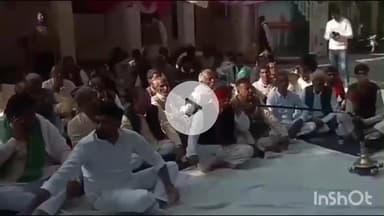 मुज़फ्फरनगर: चकबंदी विभाग किसानों का शोषण कर रहा है, धरना प्रदर्शन जारी