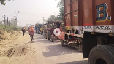 #दतिया #इंदरगढ़ बाईपास ना होने के कारण ग्वालियर रोड गल्ला मंडी के अंदर और रोड के बाहर जाम