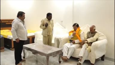 राऊ: ऊर्जा मंत्री प्रदुम सिंह तोमर पहुंचे इंदौर, बोले- बिहार की जीत विकास की जीत है