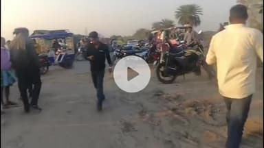 महागामा: दियाजोरी रेलवे फाटक के पास भीषण सड़क हादसे में बाइक और हाईवा की टक्कर, एक युवक की मौत, दूसरा गंभीर