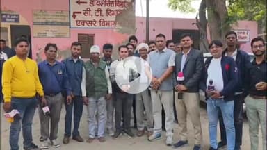 मथुरा: थाना हाईवे क्षेत्र में पत्रकार पर हुए हमले के विरोध में परिषद के पदाधिकारी घायल का हाल-चाल जानने पहुंचे