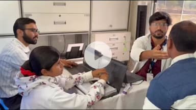 किस्को: किस्को में मल्टी स्पेशलिटी स्वास्थ्य शिविर में मरीजों की जांच व दवा वितरण