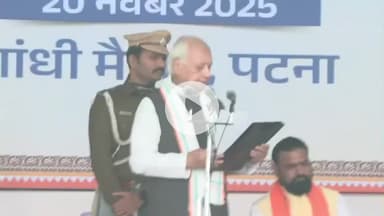 10 वीं बार नीतीश कुमार ने लिया मुख्यमंत्री पद का शपथ !