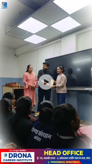 Encouraged students for scoring goodmark..
#dronacareerinstitute #kotacoaching
#agriculturesupervisor