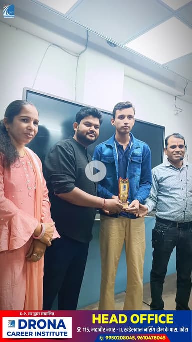 Encouraged students for scoring goodmark..
#dronacareerinstitute #kotacoaching
#agriculturesupervisor