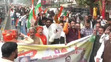 मंत्री रवींद्र जायसवाल ने मलदहिया से निकली एकता यात्रा, बिहार जीत के बाद विपक्ष को दी सलाह