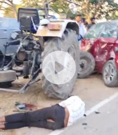 నారాయణపేట్: గూడూరు గ్రామ శివారులో కారు బైకు డి ఒకరి మృతి