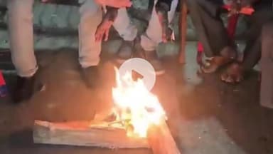 खंडवा नगर: खंडवा में बर्फबारी का असर, 10 साल में पहली बार सबसे सर्द रात, पारा 8.4 डिग्री