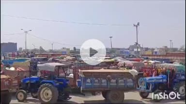 धार: धार मंडी में रही भारी भीड़, सोयाबीन की आवक में आई तेजी