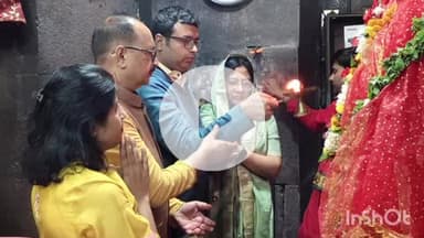 भभुआ: कैमूर के मुंडेश्वरी मंदिर में डीजीपी विनय कुमार ने परिजनों के साथ किया दर्शन पूजन