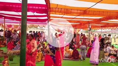 भोगनीपुर: मूसानगर में आयोजित सामूहिक विवाह समारोह में 50 जोड़ो का हुआ विवाह, पूर्व राज्यमंत्री ने दिया आशीर्वाद