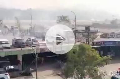 हरिद्वार: हर की पौड़ी के पास दीनदयाल उपाध्याय पार्किंग में खड़ी आइसक्रीम की ठेली में लगी आग, कोई हताहत नहीं, वीडियो हुआ वायरल