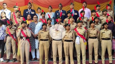 कोंडागांव: शास. गुंडाधुर स्नातकोत्तर महाविद्यालय कोंडागांव में महिला सशक्तिकरण और अनुशासन की सीख के साथ मनाया गया 77वां एनसीसी दिवस