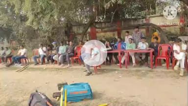 चेनारी: प्रशासन और जनप्रतिनिधि के बीच क्रिकेट मैच का हुआ आयोजन