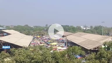 कालापीपल: कालापीपल कृषि उपज मंडी में सोमवार को होने वाली नीलामी के लिए शेड हुए फुल