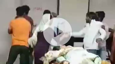 रोहतक: रोहतक पीजीआई में मरीज के तीमारदारों का हंगामा, डॉक्टर पर इलाज में लापरवाही का आरोप