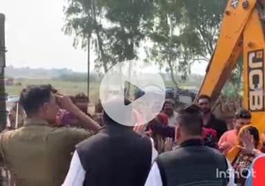 बारां: कोटा रोड पर लंबे समय से डेरा डाले लोगों को नगर परिषद और पुलिस की मदद से शहर के बाहर भेजा गया