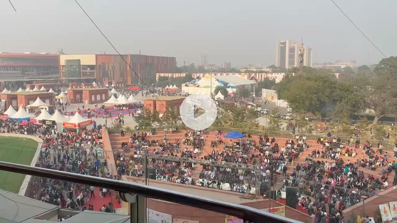 Video of people who gathered at ITF delhi #ITF #delhi