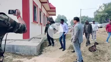 घाघरा: डीडीसी के आंगनबाड़ी निरीक्षण में ग्रामीणों ने चूंदरी के आरोग्य मंदिर की प्लिंथ टूटने की शिकायत की