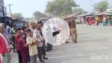 बिधूना: बेला कस्बा चौराहे पर यूपी 112 के अभियान ने लोगों में सुरक्षा की चेतना जागृत की