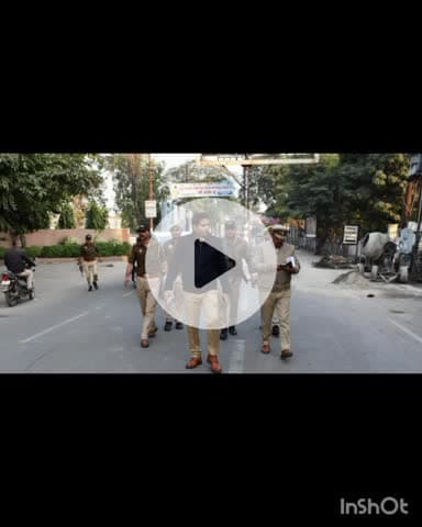 मुज़फ्फरनगर: एसएसपी संजय कुमार वर्मा ने कोर्ट रोड, सिविल लाइन क्षेत्र में सुरक्षा एवं यातायात व्यवस्था का लिया जायजा